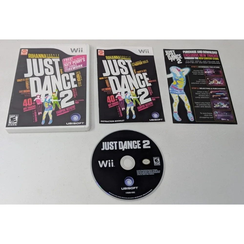 Just Dance‎ 2 Nintendo Wii 2010 Complete and Tested